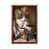 Toile avec cadre en bois classique est en rupture de stock