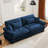 93.7" Velvet Upholstered Sofa-1713717428