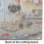Pekingese Christmas Cookies Glass Cutting Board