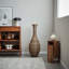 Vase de plancher en rotin artificiel de 39 po de hauteur - Décoration polyvalente pour décoration florale séchée ou en soie