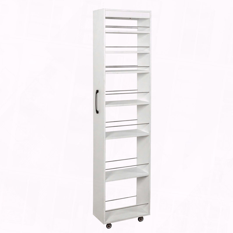 Tablette de rangement à plusieurs niveaux escamotable, Blanc