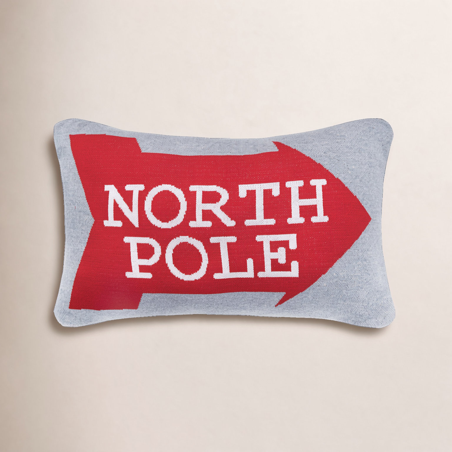 Alura 24" x 24" Cotton Throw Pillow, North Pole
