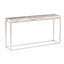 Onyx Console Table, Stainless Steel