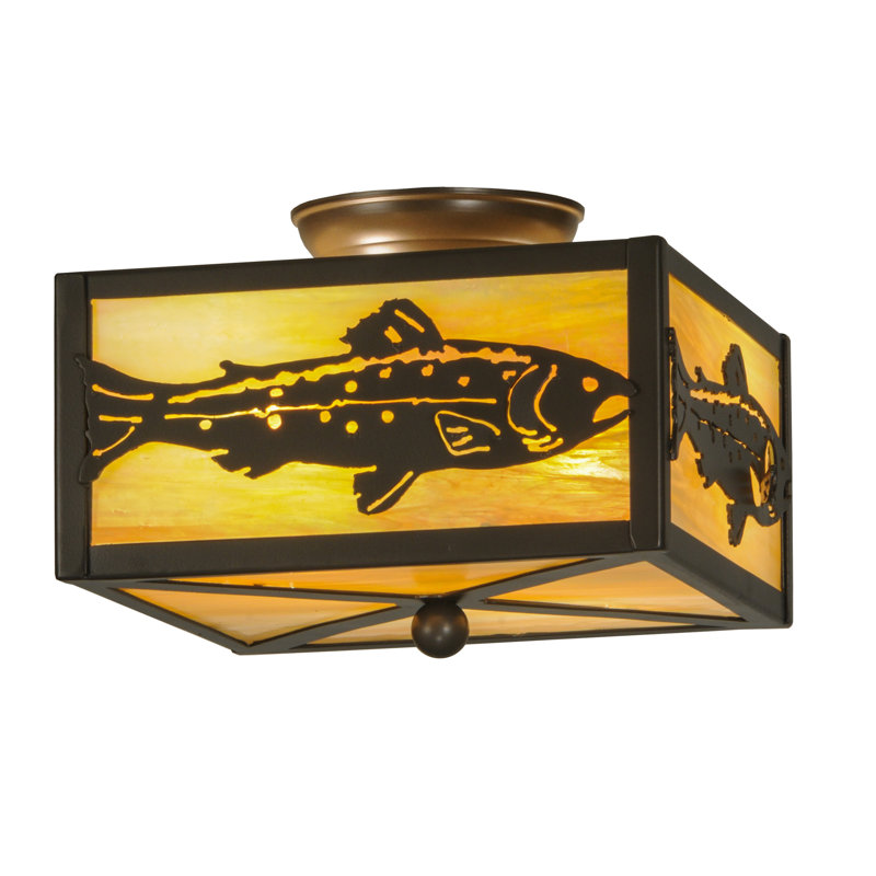 Trout 2 - Light Semi Flush Mount