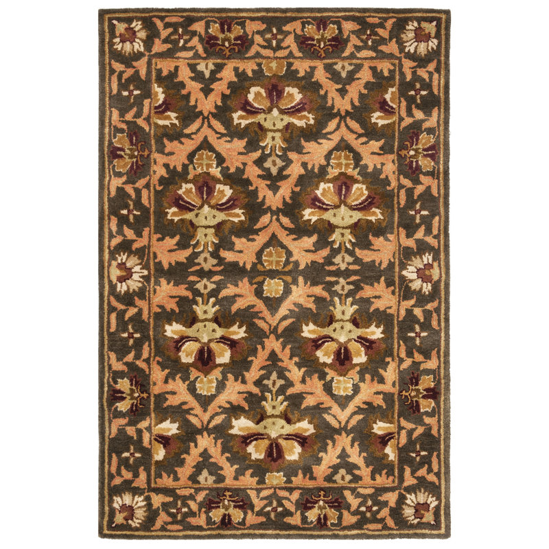 Dunbar Hand Tufted Wool Oriental Rug, Rectangle 6' x 9'