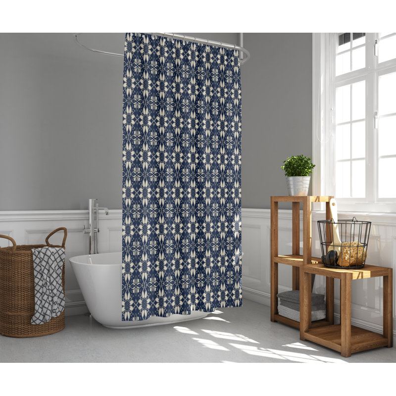 Abstract Shower Curtain, 72" H x 70" W