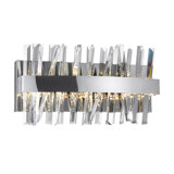 Elezabeth Stainless Steel LED Flush Mounted Sconce