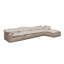 Canapé modulaire réversible de 177,5 po de largeur avec repose-pieds-67821456