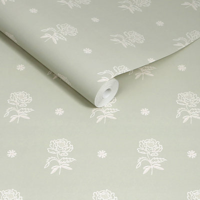 Cath Kidston Spitalfield Bunches Wallpaper