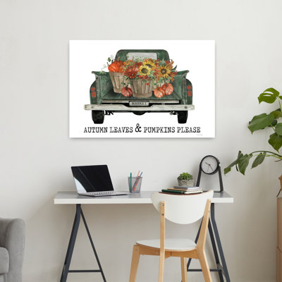 Feuilles d'automne, citrouilles abstraites, tournesol contemporain, art floral d'automne