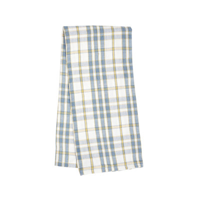 Simmons Plaid Handwoven 100% Cotton Kitchen Dishtowel All Seasons