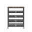 Rangement pour chaussures à 4 tablettes en filet - gardez vos chaussures accessibles et support industriel organisé