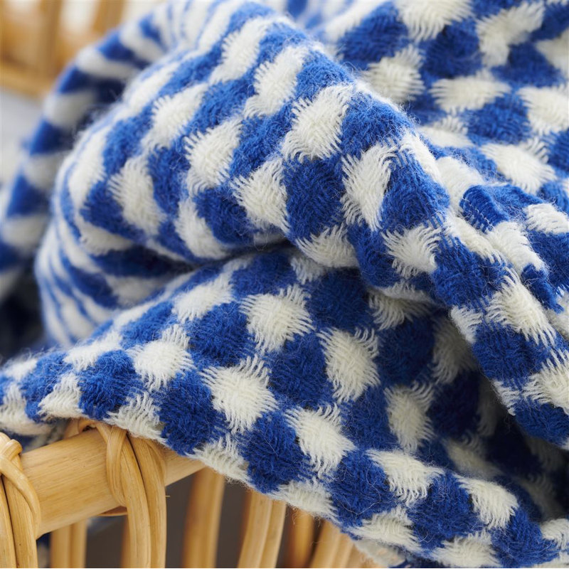 Landowne Cobalt Throw 