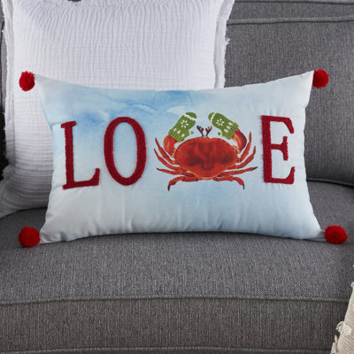 Embroidered Throw Pillow