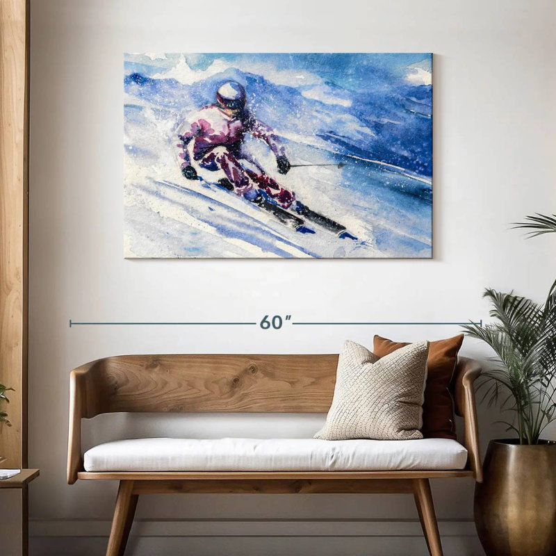 Sireci Ski, 30" H x 45" W