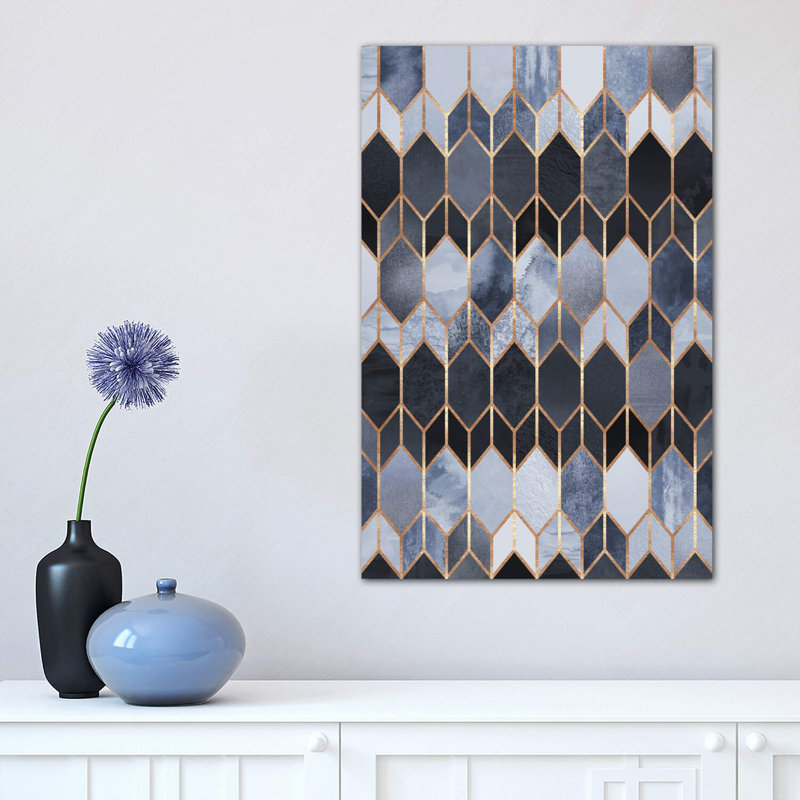Vitrail IV par Elisabeth Fredriksson - impression, Toile tendue, H 26 po x l 40 po x 1,5 po