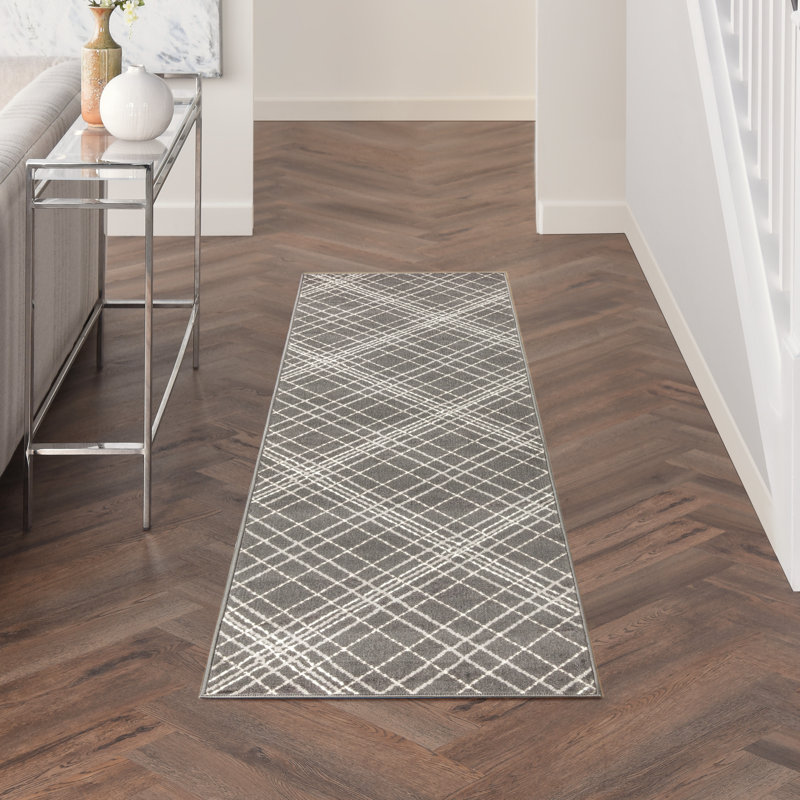 Plaid Indoor Rug, Rectangle 2'3" x 7'3"