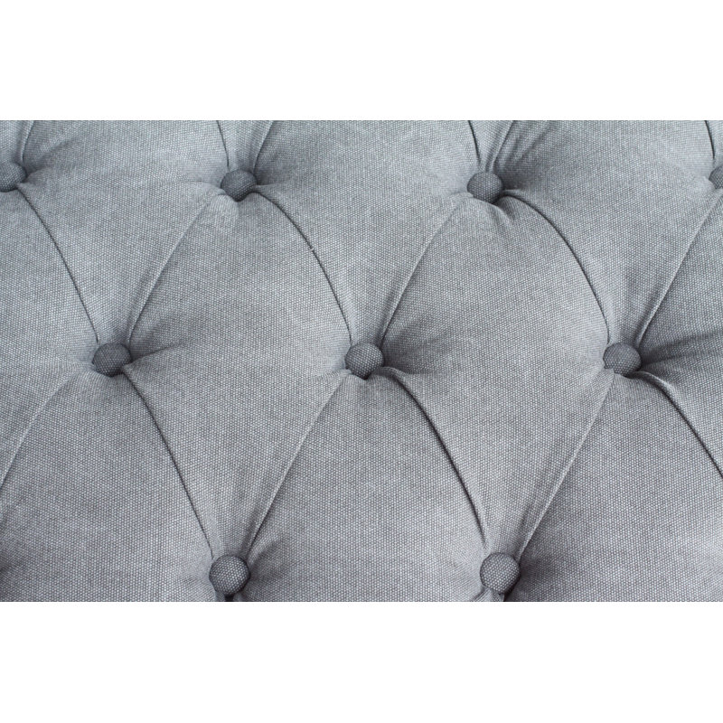 Pangea Home Athena Upholstered Storage Bench – Contemporary Tufted Seating for Living Room, Office, Entry Way or Bedroom