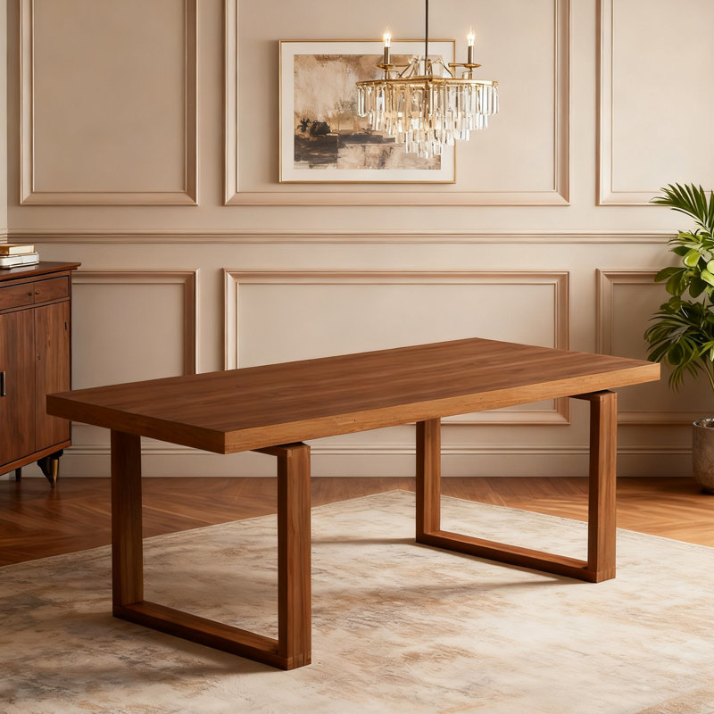 Rectangle Solid Wood Dining Table