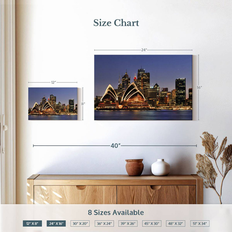 Sirci illuminé Sydney, H 16 po x l 24 po
