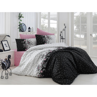 Cotton Blend Dots Duvet Cover