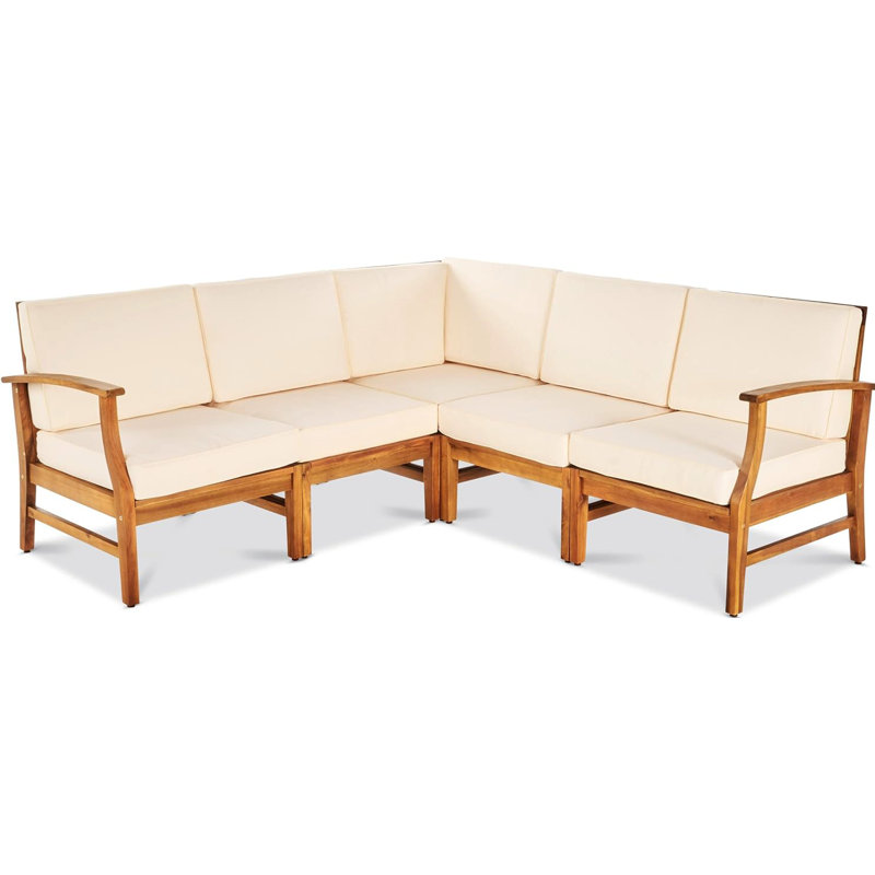 ENSEMBLE DE CANAPÉS PERLA 5 PCS, CRÉME
