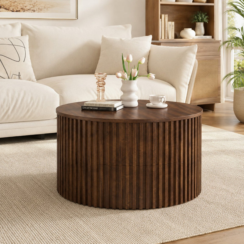 Single Coffee Table, Walnut