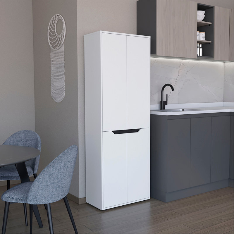 Garde-manger avec quatre portes et cinq tablettes intérieures Herrin