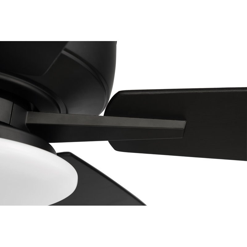 60'' Ceiling Fan with LED Lights, Flat Black