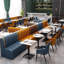 Canapé de café moderne et luxueux-499361543
