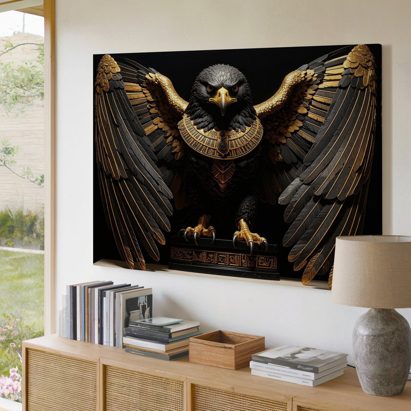 Horus, reproduction d'art sur toile, H 18 po x l 24 po