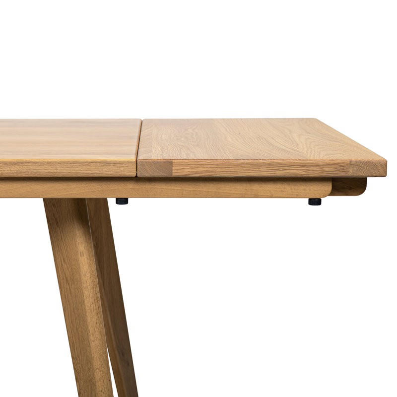 Ensemble de salle à manger à rallonge 7 pièces Capri, Naturel, 7 pièces: table, banc, 5 chaises