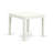 5 Piece Dinette Set for 4 Includes a Square Dining Table and 4 Dining Room Chairs, Linen White-789028149