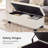 Rectangle Upholstered Storage Bench Ottoman&Stool-1894803979