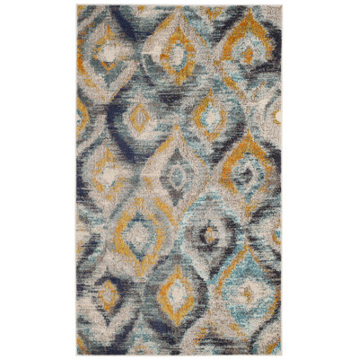 Theresa Performance Geometric Rug
