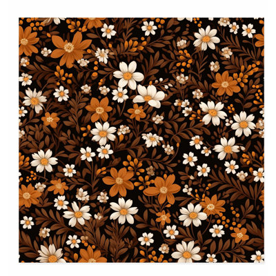 Motif floral d'automne floral