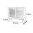 Multi-functional Glass Sliding Door Cabinet