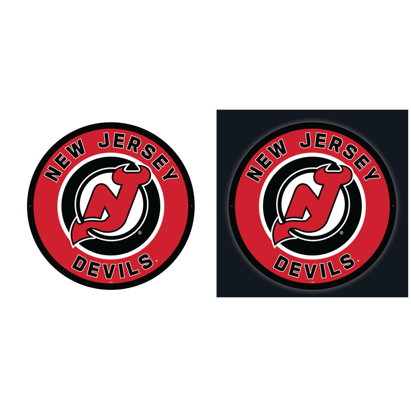 Enseigne murale 23 po NHL, NHL New Jersey Devils