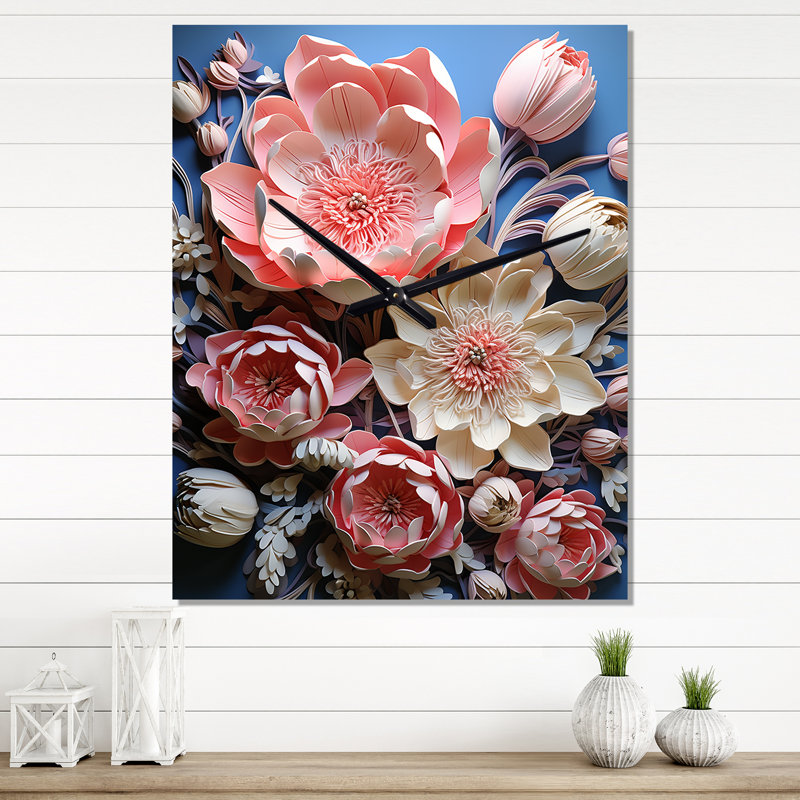 Horloge murale Harpi - Tulipes, Petit