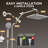 Rain Shower Head and Wide Showerhead Combo-115171264