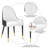 Canalou 18.7'' H Faux Leather Upholstered Parsons Chair-1822625787