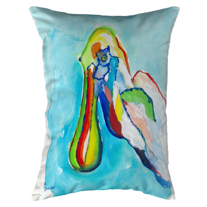 Outdoor Reversible Throw Pillow