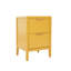 Ameenah 39cm W Solid + Manufactured Wood Bedside Table-586693506