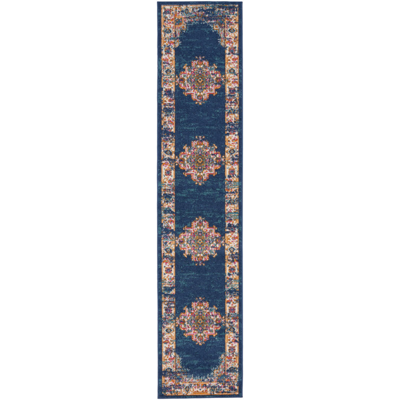 Oriental Indoor Rug, Runner 2'2" x 10"