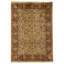 Hand Knotted Wool Area Rug in Gold