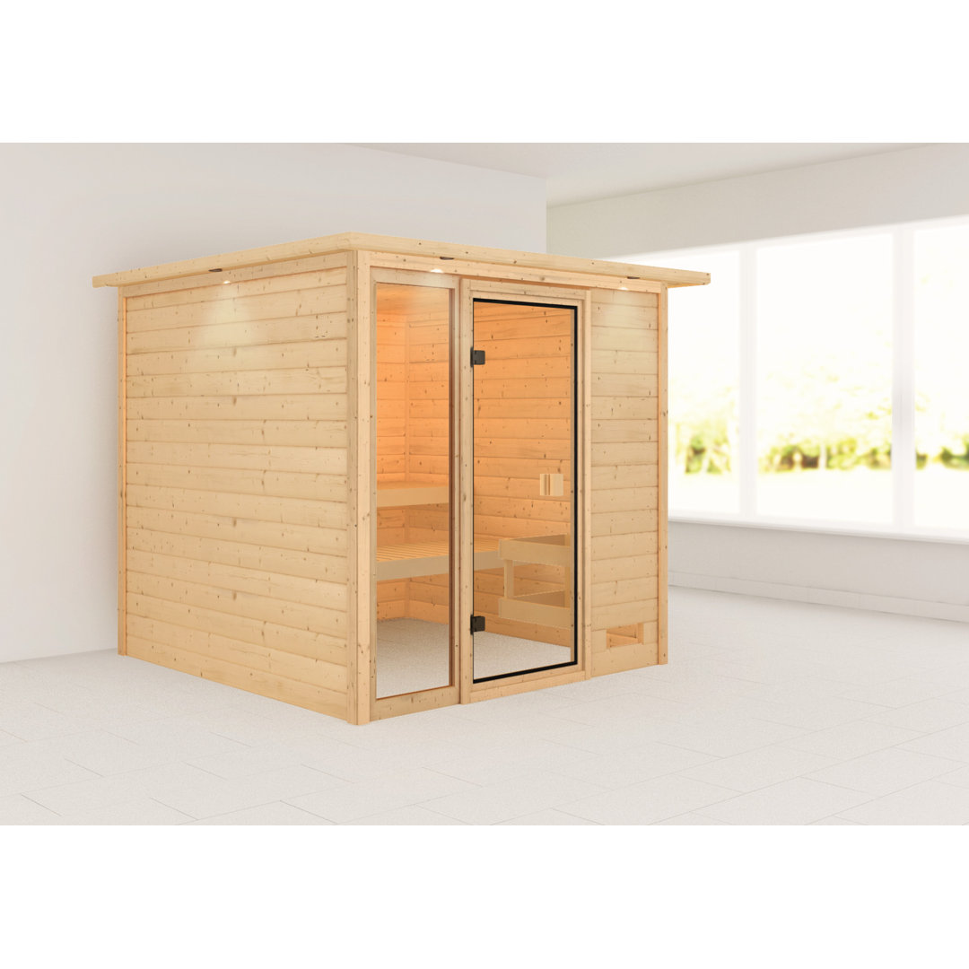 Sauna Jutta mit Ofen für 2 Personen