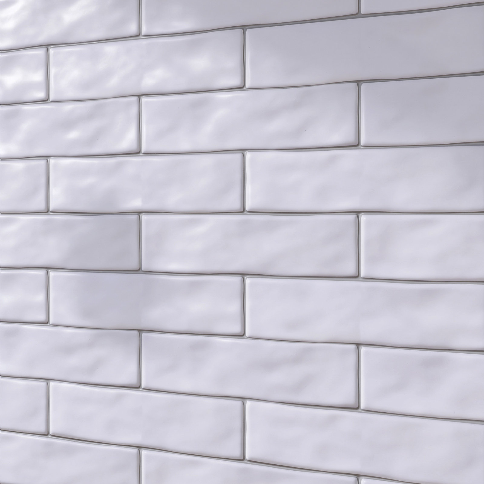Supreme Tile Kezma 3 in. x 12 in. Ceramic Subway Wall Tile, Matte White