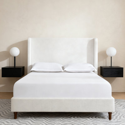 Grand lit tapissier Harper
