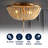 Ohlone Farmhouse Wood Beaded/Metal LED Flush Mount-70777070-123703378