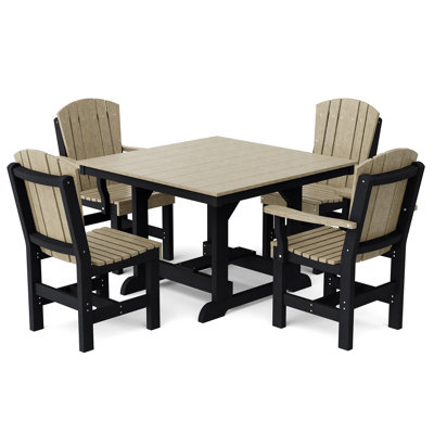 Heritage 5-Piece 44" x 44" Dining Set
